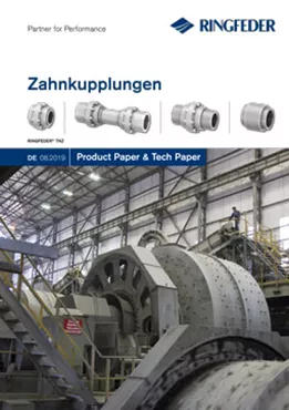 Product Paper Zahnkupplungen RINGFEDER® TNZ